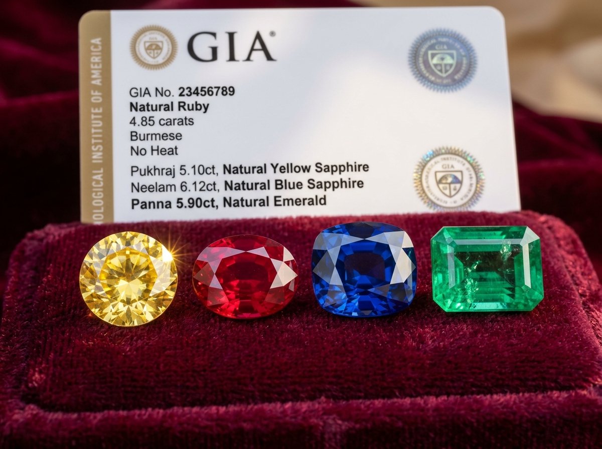 Certified Natural Ceylon Yellow Sapphire (Pukhraj Ratna)