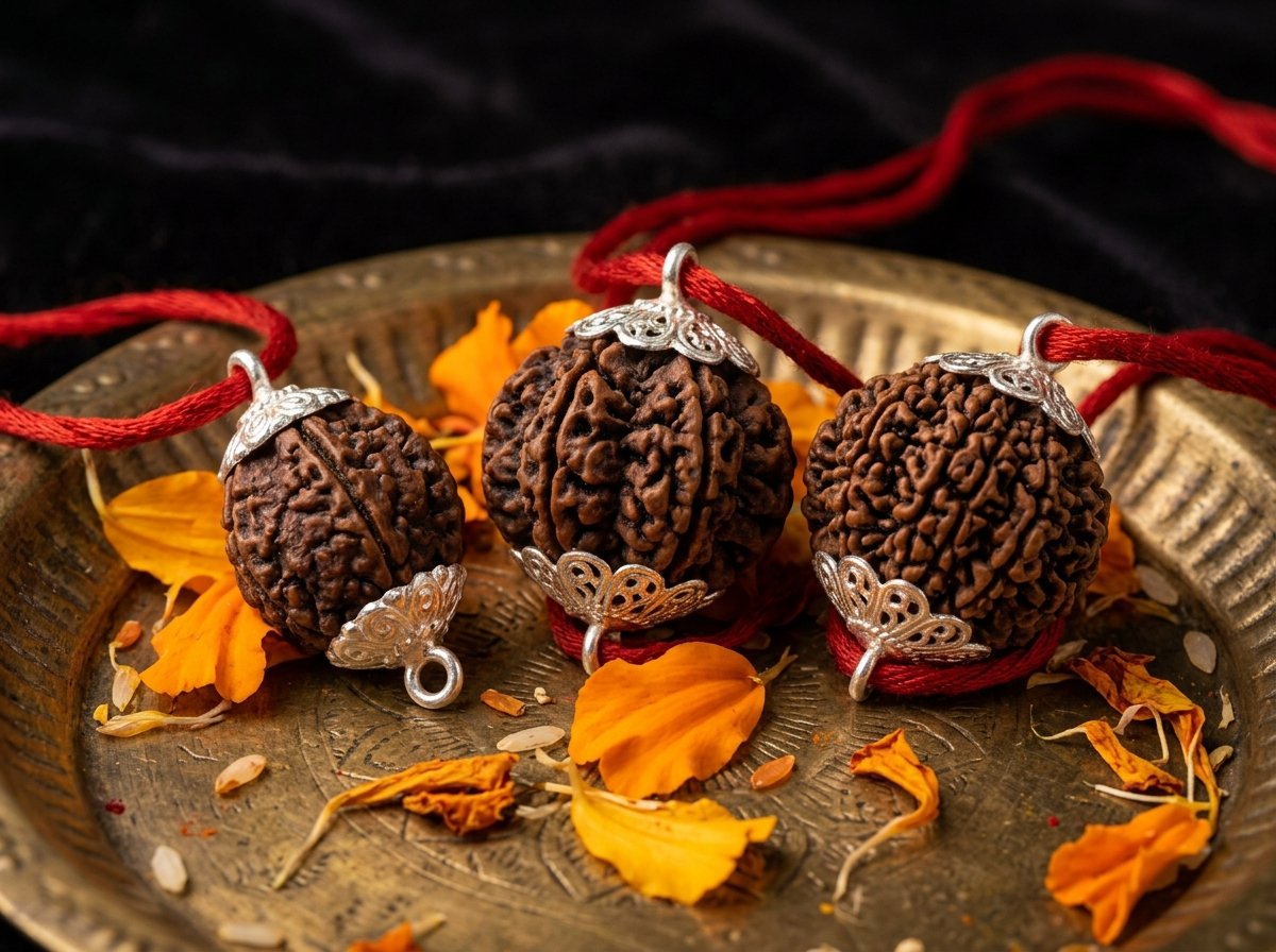 1 Mukhi Nepali Rudraksha (Pure Silver Capped)